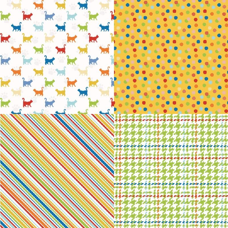 Cat Scrapbook Paper Pad:Cute Pet-Inspired Craft Paper Sheets, Decorative Kitten Pattern 6x6 Single Sided for Scrapbooking Cat and Pets Lovers, Gift Wrapping, Journaling, Card Making