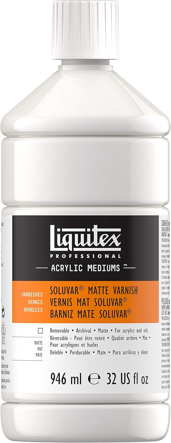 Liquitex Professional Soluvar Matte Varnish, 946ml (32-oz)