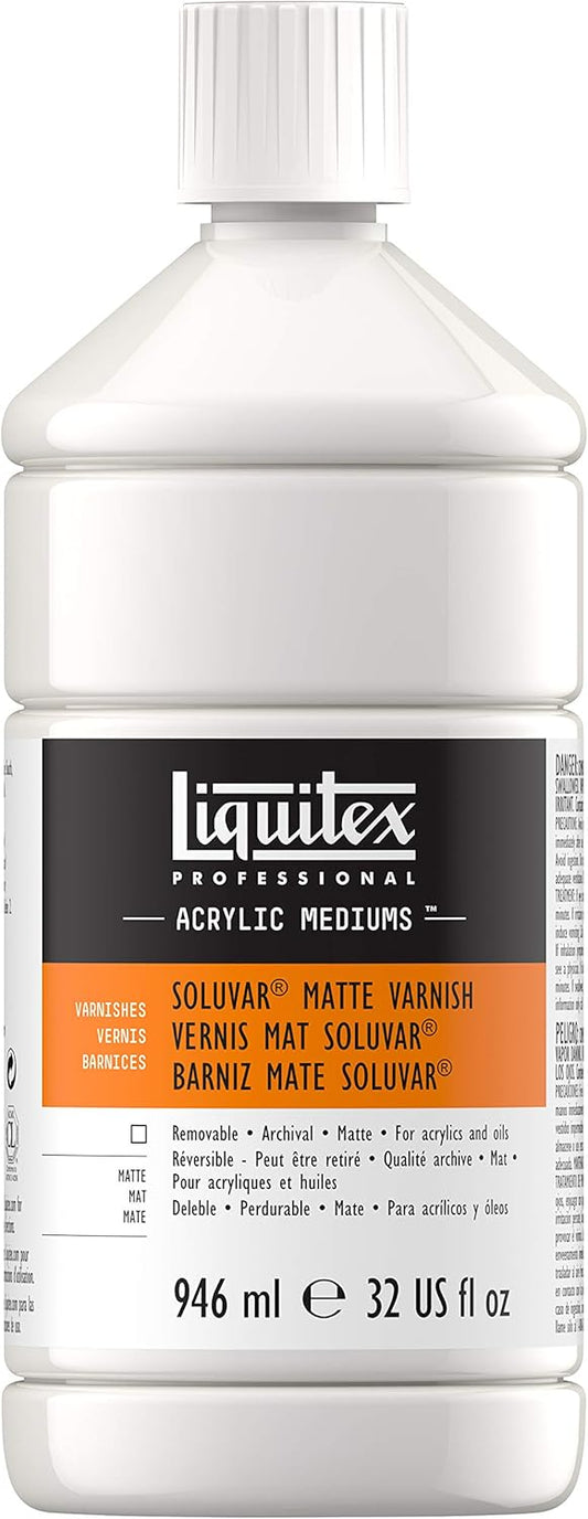 Liquitex Professional Soluvar Matte Varnish, 946ml (32-oz)