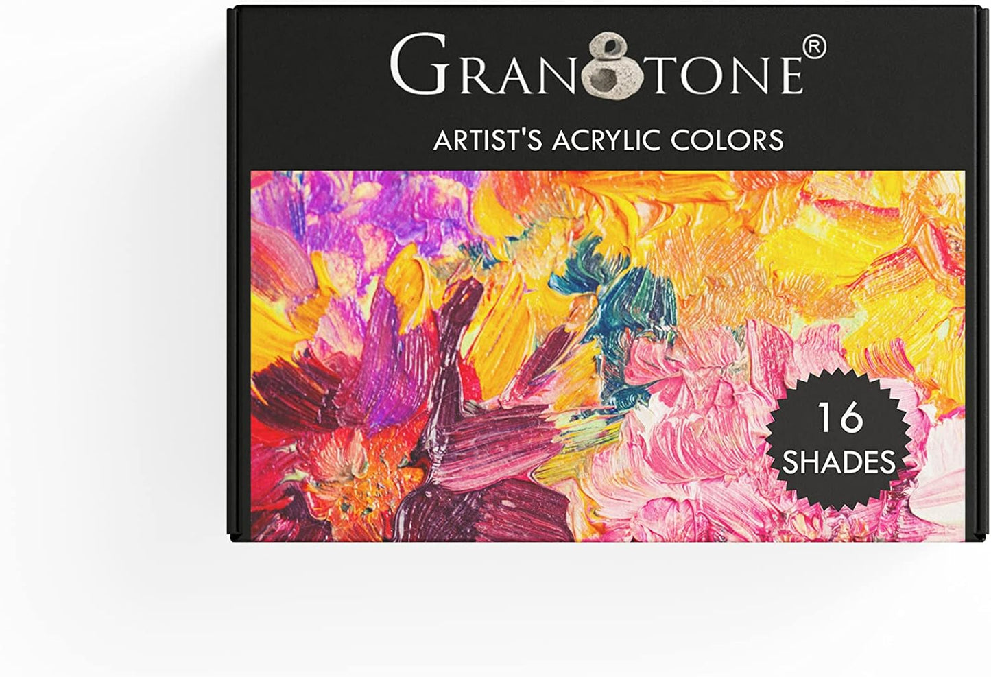 GRANOTONE Acrylic Paint Set | Glows in Black Light | Non-Toxic & Vibrant Paint | Ideal for Art, Crafts, Kids, & Hobbyists | Made in India (Acrylic Paint)