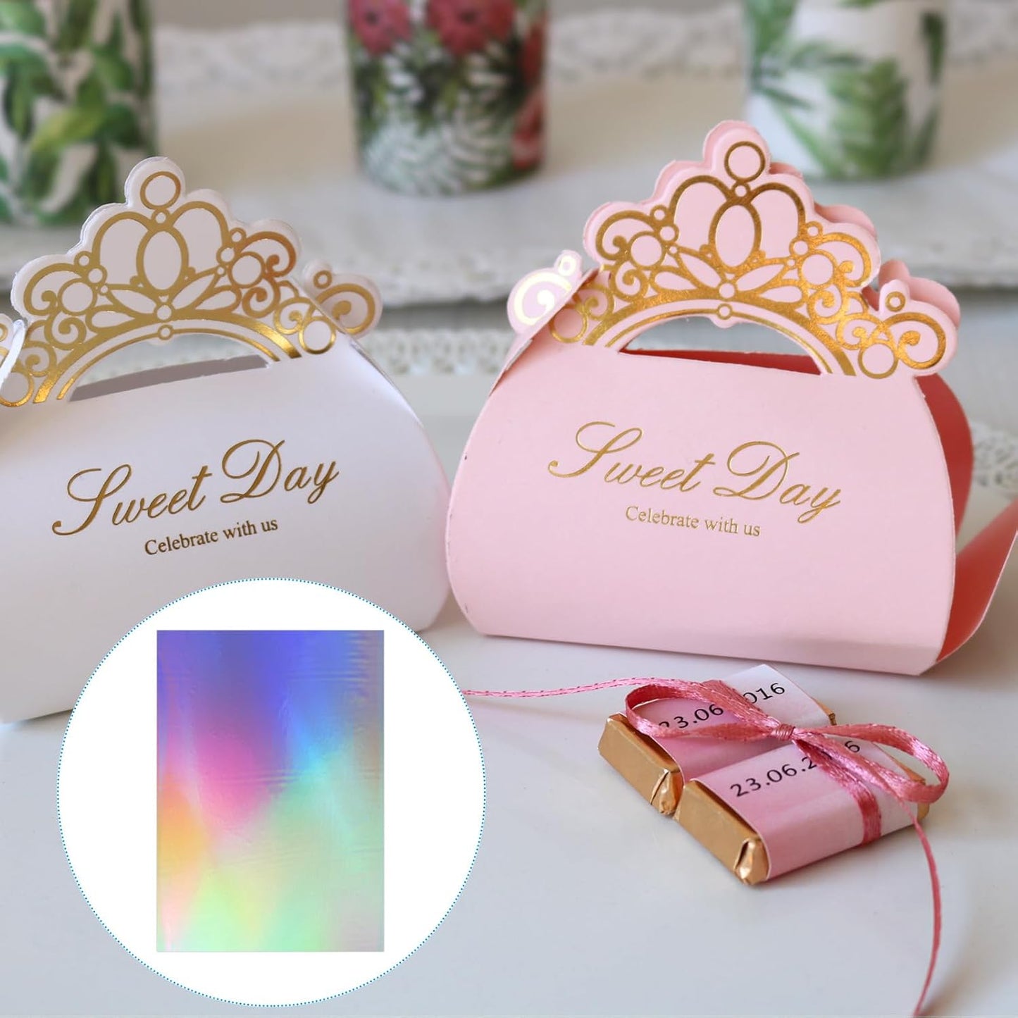 PATIKIL 11.7x8.3" Hot Stamping Foil Paper Sheet, 20 Sheets A4 Heat Transfer Hot Stamping Paper Foil for Leather DIY Logo Decor Craft Gift Package Scrapbook Card, Laser Silver