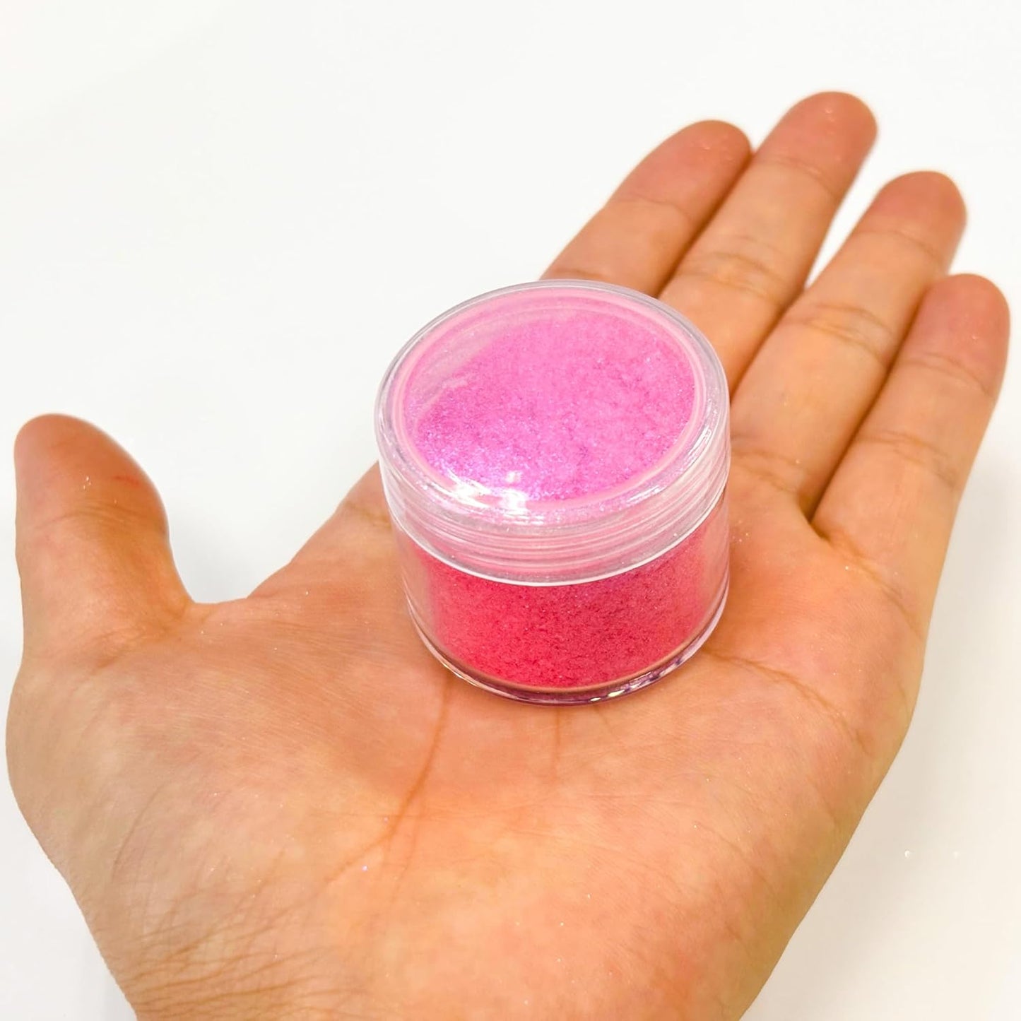 Premium Diamond Mica Powder Pigment- for Epoxy, Resin, Soap, Paint, Woodworking, Acrylic Pouring, Bath Bombs, Fishing Lures - DIY Arts and Crafts Additive (Diamond Vibrant Pinkish-Purple)