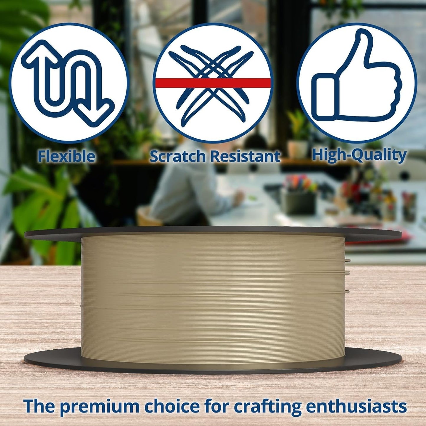 Soft Flex 49 Strand Beading Wire - Medium 0.19 Diameter - 100 Feet Nylon Design Wire