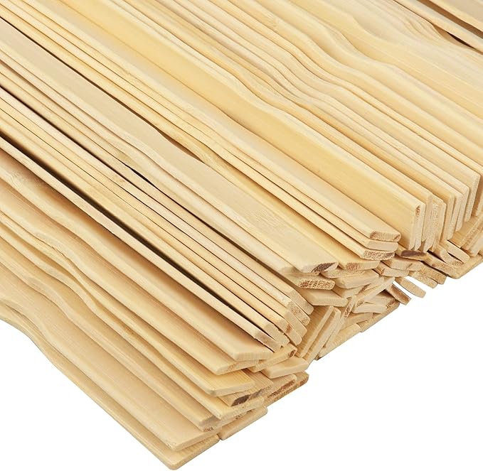 Paint Mixing Sticks 300 PCS 12 Inch Wood Stirrers, Wooden Stirrers Mixing Sticks for DIY Crafts, Painting, Crafting Resin Wood Paddle, Hobby Projects, Garden, by GNIEMCKIN