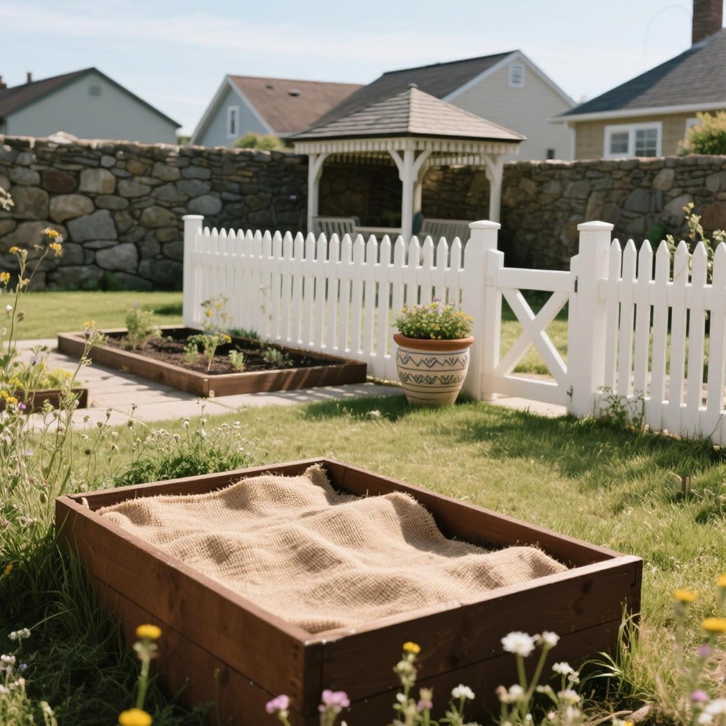 60" x60 Feet Premium Natural Burlap Fabric Roll – Multipurpose for Gardening, Weddings, Crafts & Holiday Decor – Wedding Aisle Runner, Halloween/Christmas Burlap, Weed Barrier & More