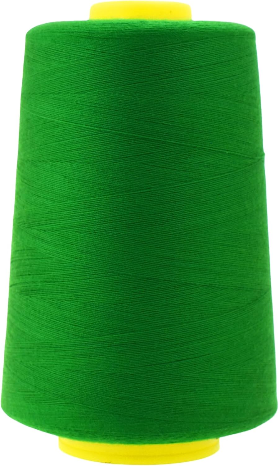 Mandala Crafts 4 Pack of Serger Threads Cones Spools - 40S/2 24000 Yards Polyester Dark Green Threads for Sergers Machine and Overlock Quilting Sewing Machine