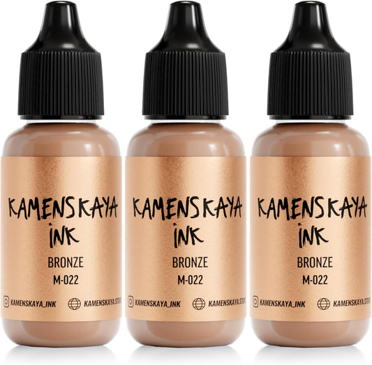 Metallic Alcohol Ink Set: Bronze Alcohol Ink, 3 pcs 0.51 fl oz (15 ml) Each