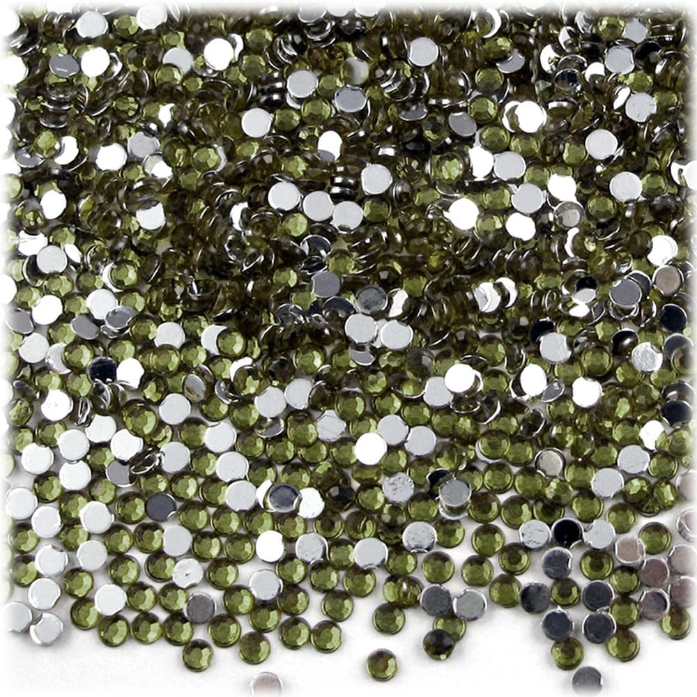 The Crafts Outlet 1,440pc Rhinestones Round 3mm (10ss) Flatback Royal Blue