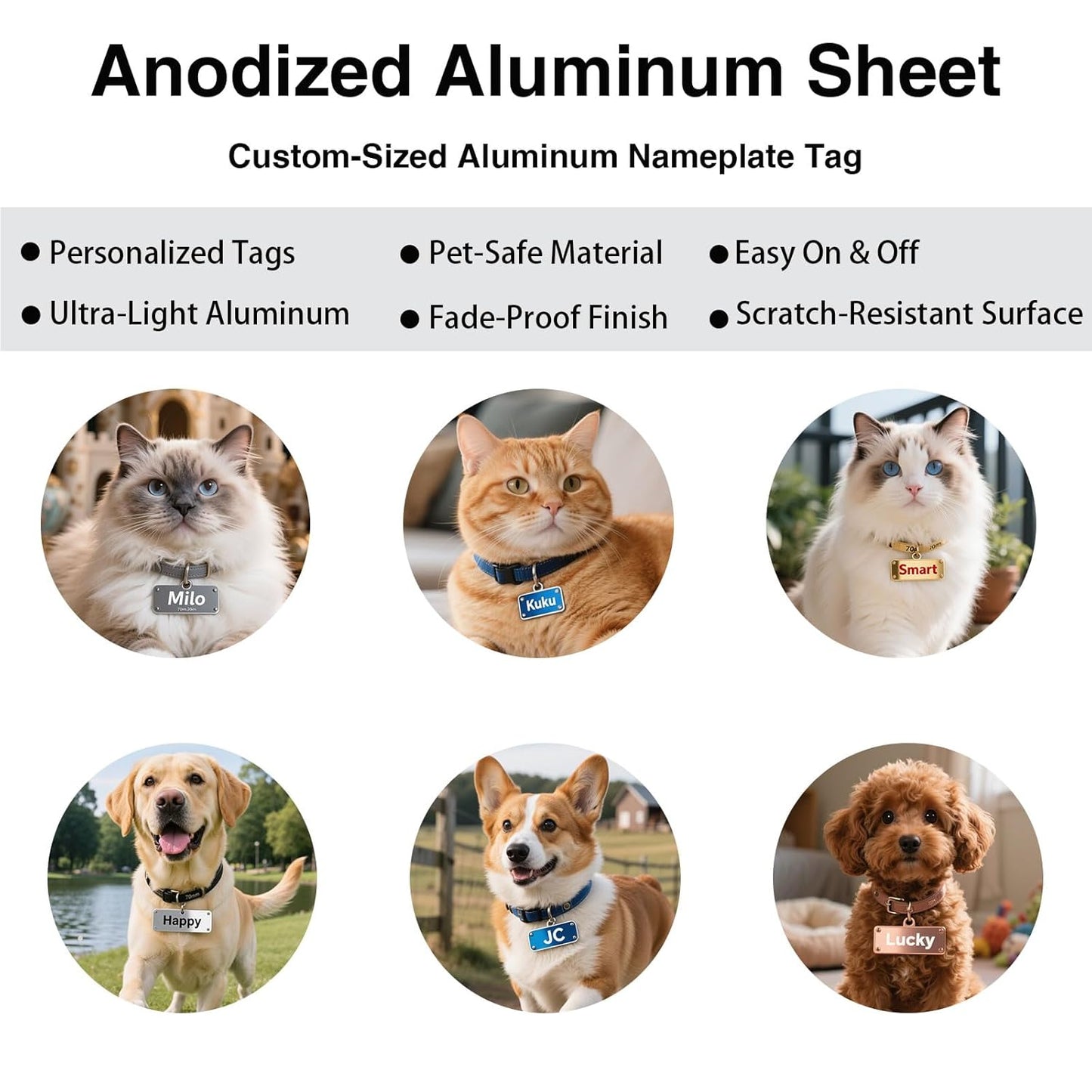 14Pcs Mixed Anodized Aluminum Sheets 5" x 7" x 1/32" (0.8mm), 2 of Each: Black, Golden, Silver, Gray, Red, Blue, Rose-Gold, Corrosion-Resistant for Laser Engraving & DIY Crafting