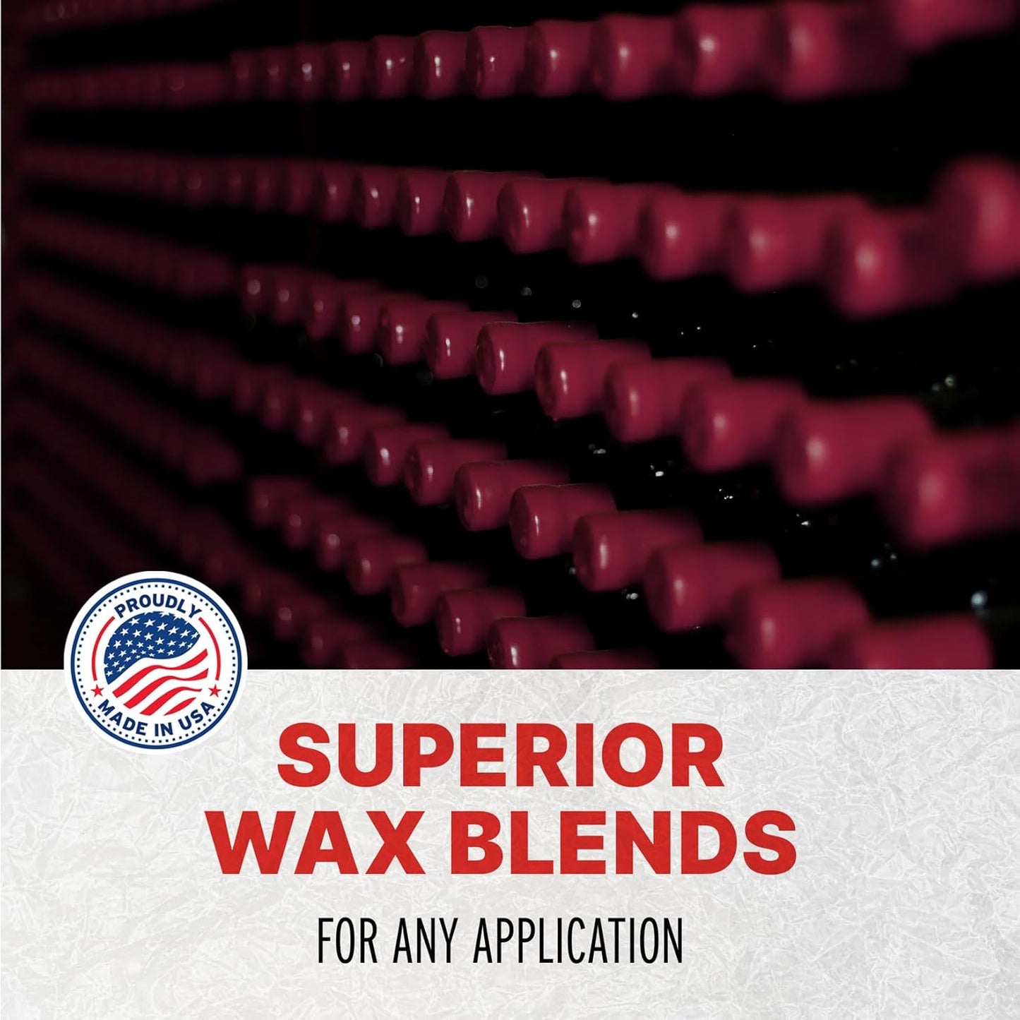 Blended Waxes, Inc. Bottle Sealing Wax, Pastille Wax Seal Beads For Wine, Beer, and Liquor Bottle Sealing, Seals Between 25-30 Bottles, 1 lb, Fuchsia Pearl