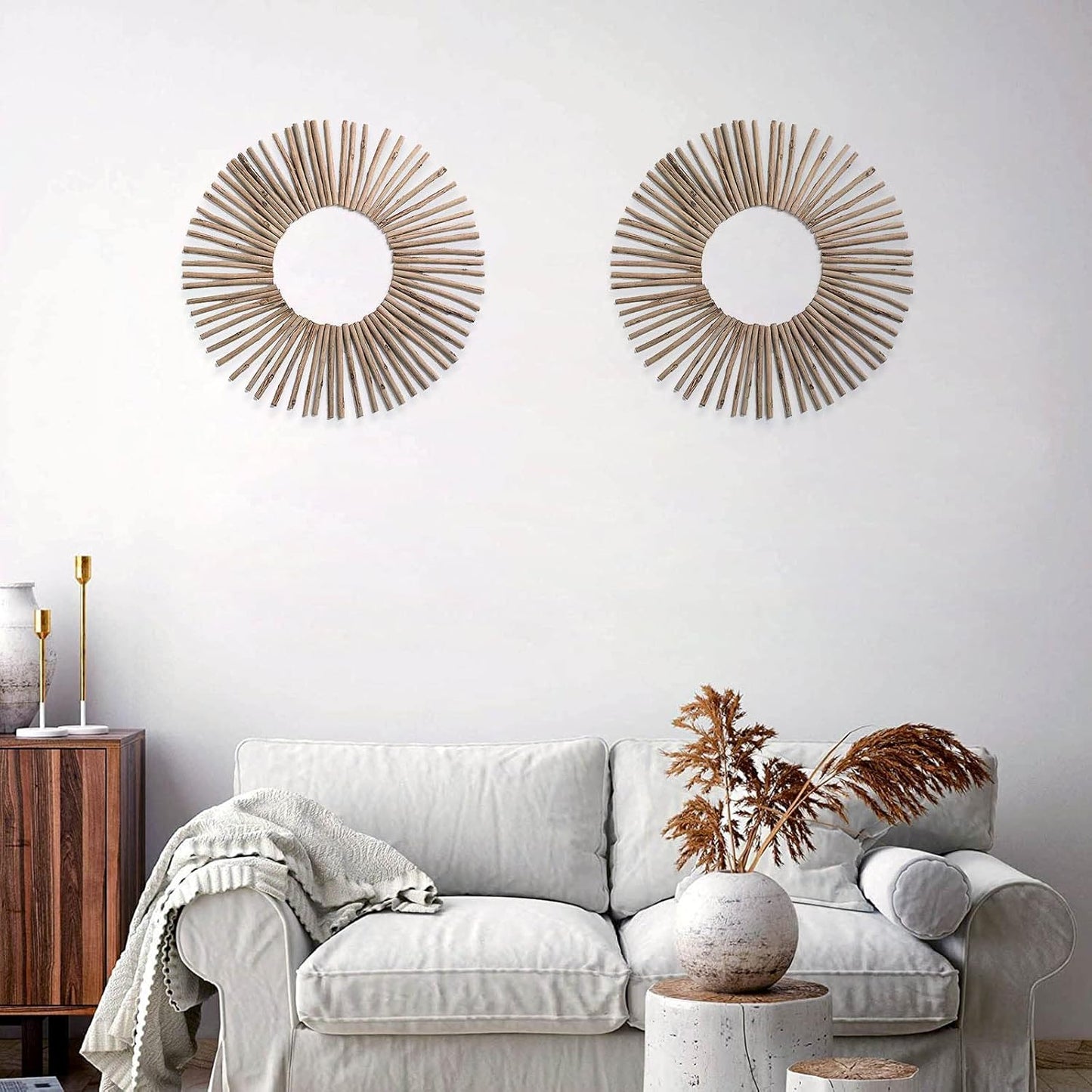 100PCS 4 inch Wood Log Sticks for Crafts 0.4-0.6 inch in Diameter - Natural Twigs Sticks- Birch Wood Craft Sticks for DIY Rustic Home Decor School Projects Crafting Filler