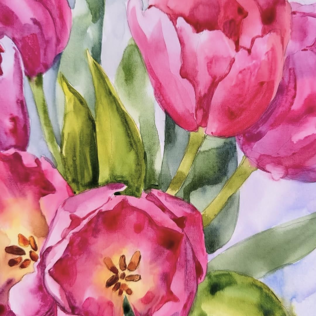 PHOENIX Watercolor Canvas Boards for Painting - 12 Multi Sizes Pack, 5x7,8x10,9x12,11x14 Inch, 100% Cotton Water Color Panels, 8 Oz. / 260g White Blank Medium Texture Flat Canvases