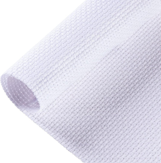 Aida Cloth Big Size 16 Count, White Cross Stitch Fabric, 39 inch by 60 inch