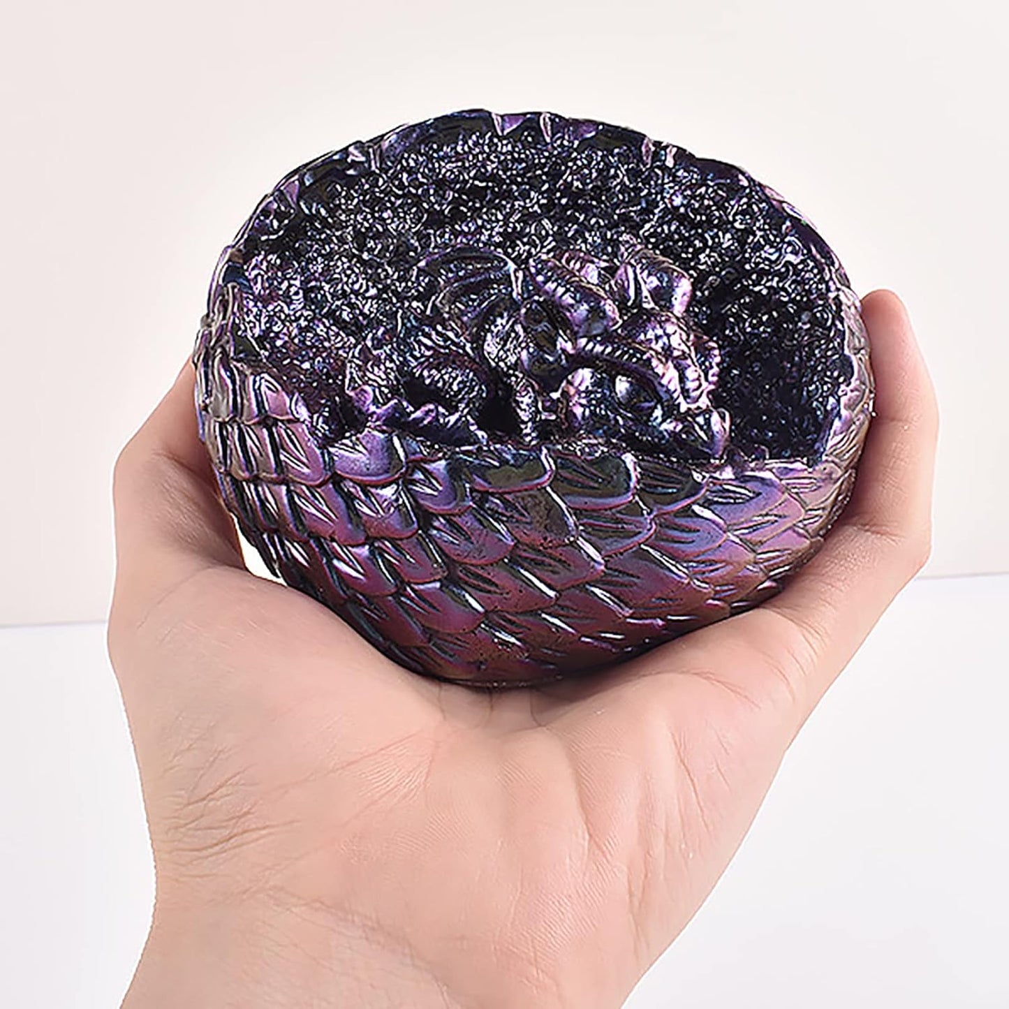 Dragon Egg Molds Dinosaur Resin Mold - Resin Casting Silicone Molds for Home Decor & Candle Making Wave Spiral Mold