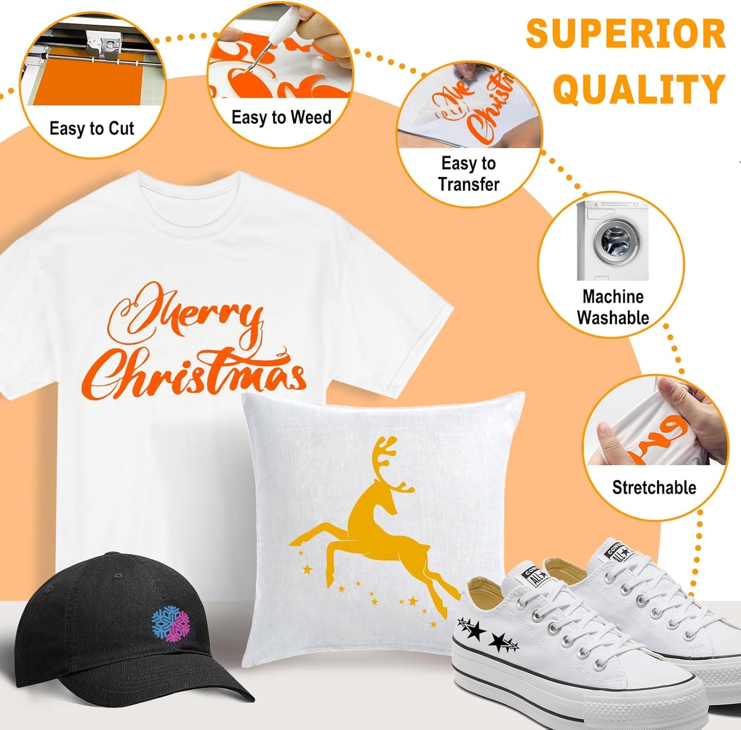 The All-in-One Accessories Bundle for Joy-Accessories and Supplies Include Card Kit,Vinyl Sheets,Joy Mat and Weeding Tools