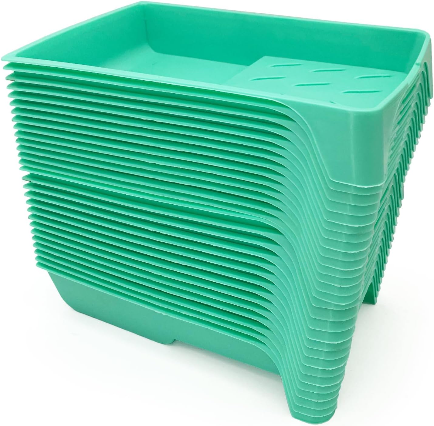 4 Inch Paint Tray, 28 Pack Plastic Paint Roller Tray, Heavy Duty Disposable Paint Pan, Sturdy Home Painting Supplies & Tools for Paint Rollers & Roller Brushes
