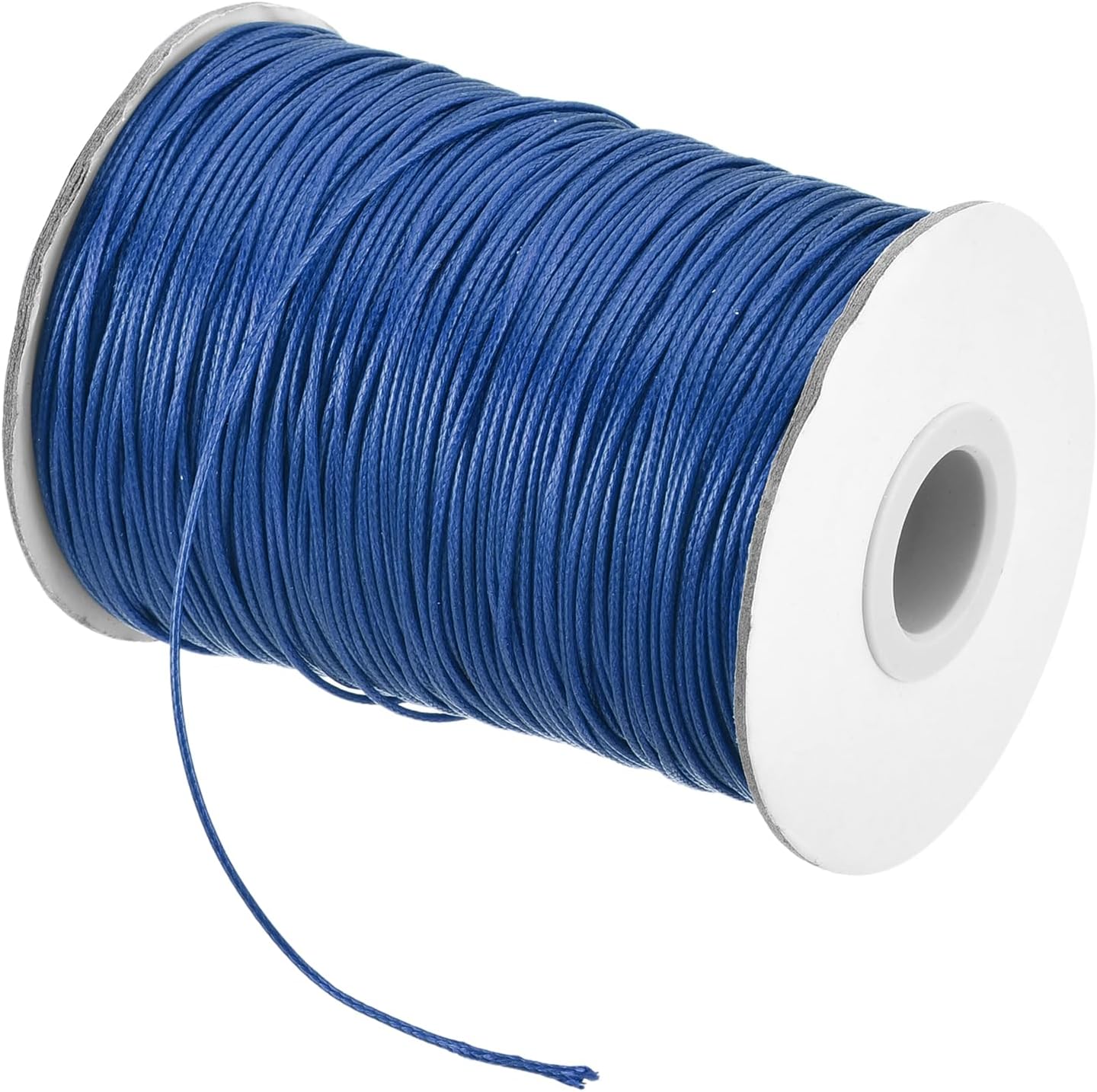 MECCANIXITY Waxed Cord 0.8mm Waxed Polyester Cord 175 Yard Wax String for Bracelet Making,Necklaces, Beading,Jewelry Making and DIY Crafts(Navy Blue)