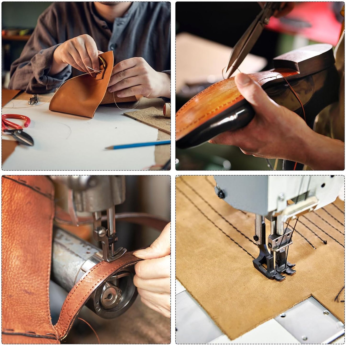 MECCANIXITY Waxed Thread,284 Yard 0.8mm 150D Flat Wax Thread Polyester Waxed String for Leather Sewing Hand Weaving Book Binding Home Decoration,Bright Orange