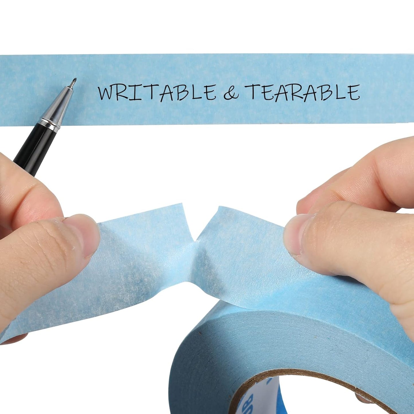 Light Blue Painters Tape,1 inch x 60 Yards - Medium Adhesive Masking Tape for Painting,Labeling,DIY Crafting,Decoration and School Projects