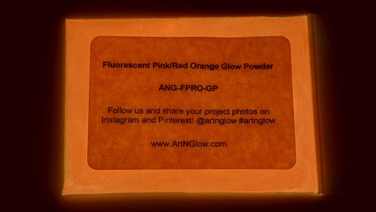 Glow in The Dark Pigment Powder - Neutral and Fluorescent Color for Art Painting, Fine Art, Nail Art Paint, and DIY Crafts - Long Lasting, 10+ Color Options - Fluorescent Pink - (60 Grams/ 2.12 oz)