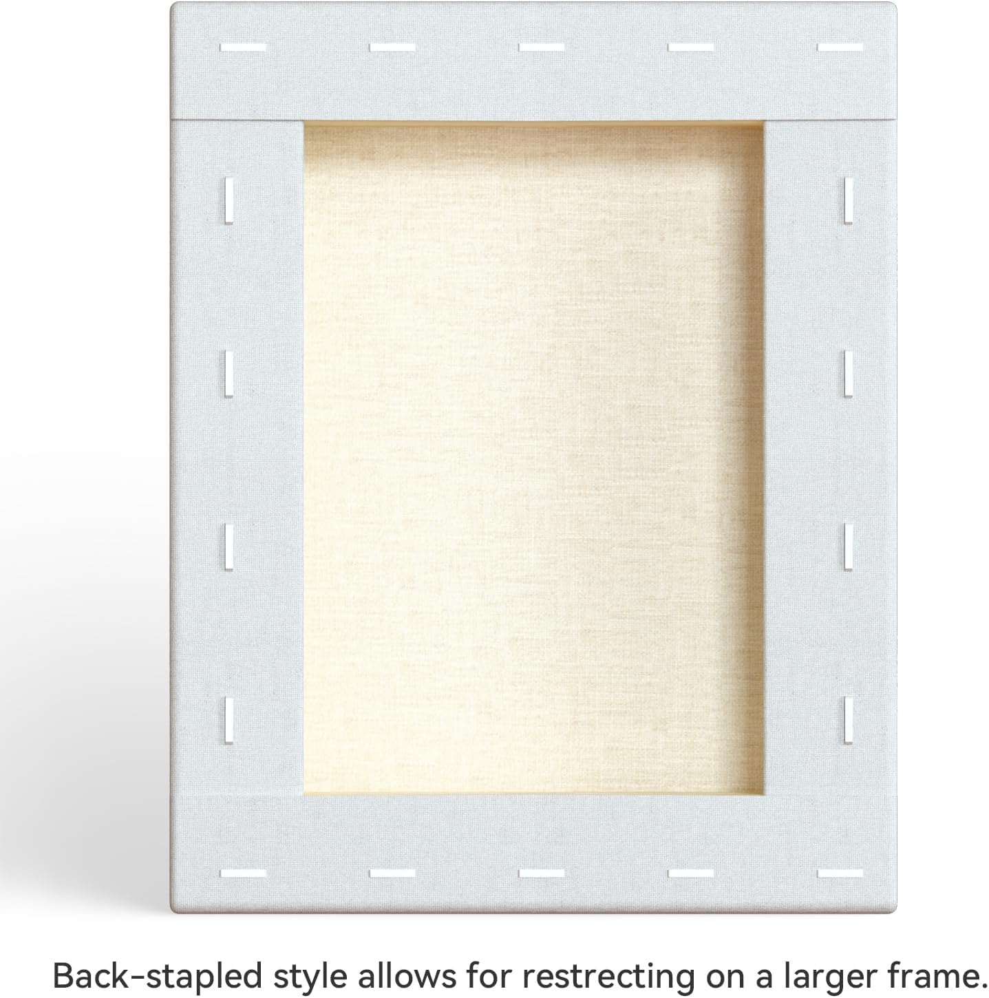 PHOENIX 8x10 Inch 4 Pack Artist Canvas - Small Stretched Canvases for Painting - 3/4 Inch Profile, 100% Cotton 11 Oz. Gesso Primed White Blank Professional Canvas Oil & Acrylic Paints