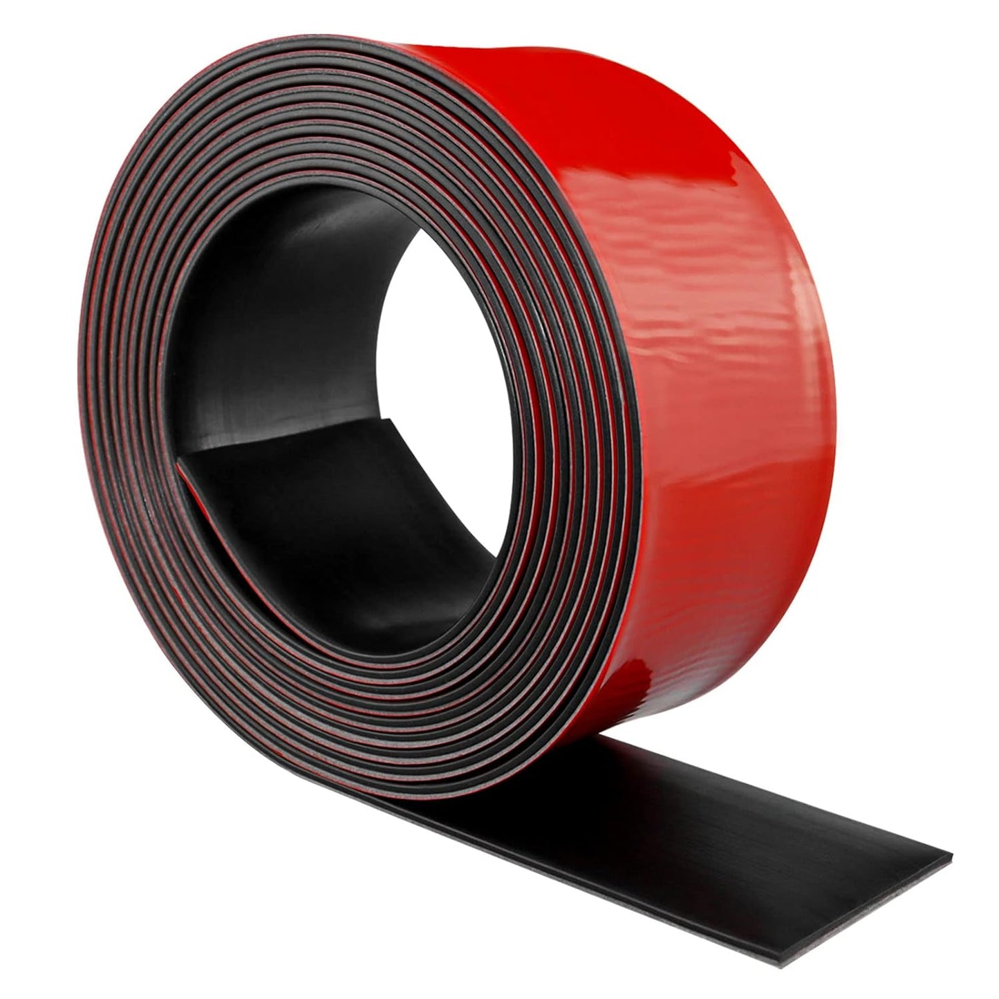 Neoprene Rubber Strips Self Adhesive Solid Rubber Sheets, Rolls & Strips for DIY Gaskets Crafts Pads Seals Warehouse Flooring Neoprene Sheet with Adhesive Backing (2" Wide x 1/8" Thick x 40' Long)