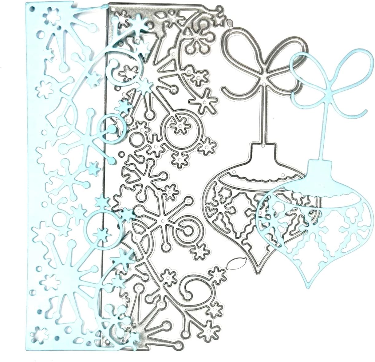 Metal Cutting Dies for Paper Card Making DIY Merry Christams Embossing Stencil Template Scrapbooking Mold Photo Album Arts Crafts Tools (Christmas Snowflake lantern-12x7.5cm)