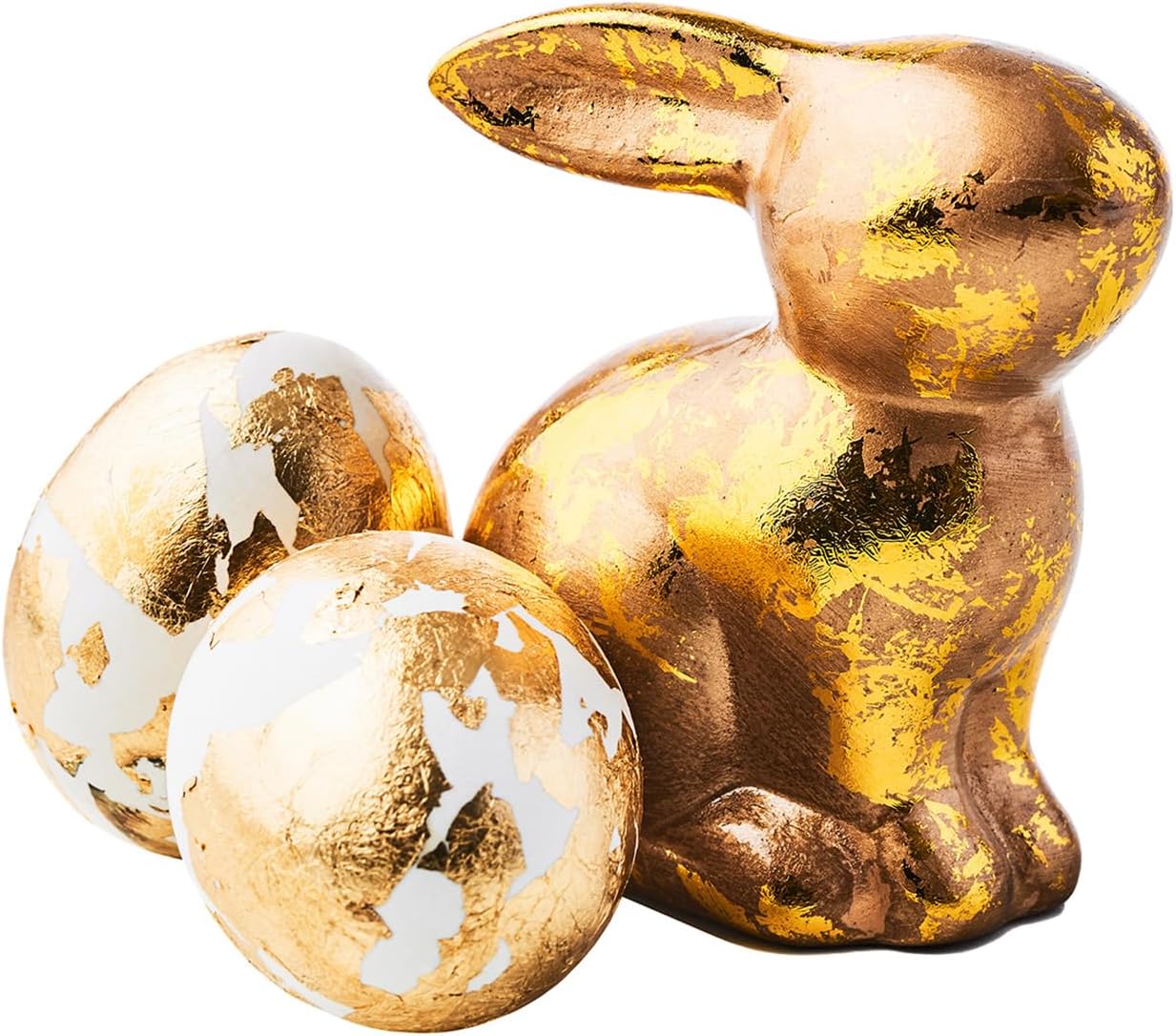 uxcell 100pcs Leaf Sheets, 3.5" x 3.5" Foil Sheets Paper Sheets for DIY Crafts Painting Nails Resin Furniture Decoration(Gold)