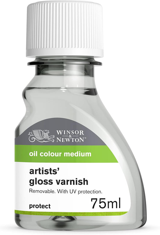 Winsor & Newton Professional Artists' Gloss Varnish, 75ml (2.5-oz) Bottle