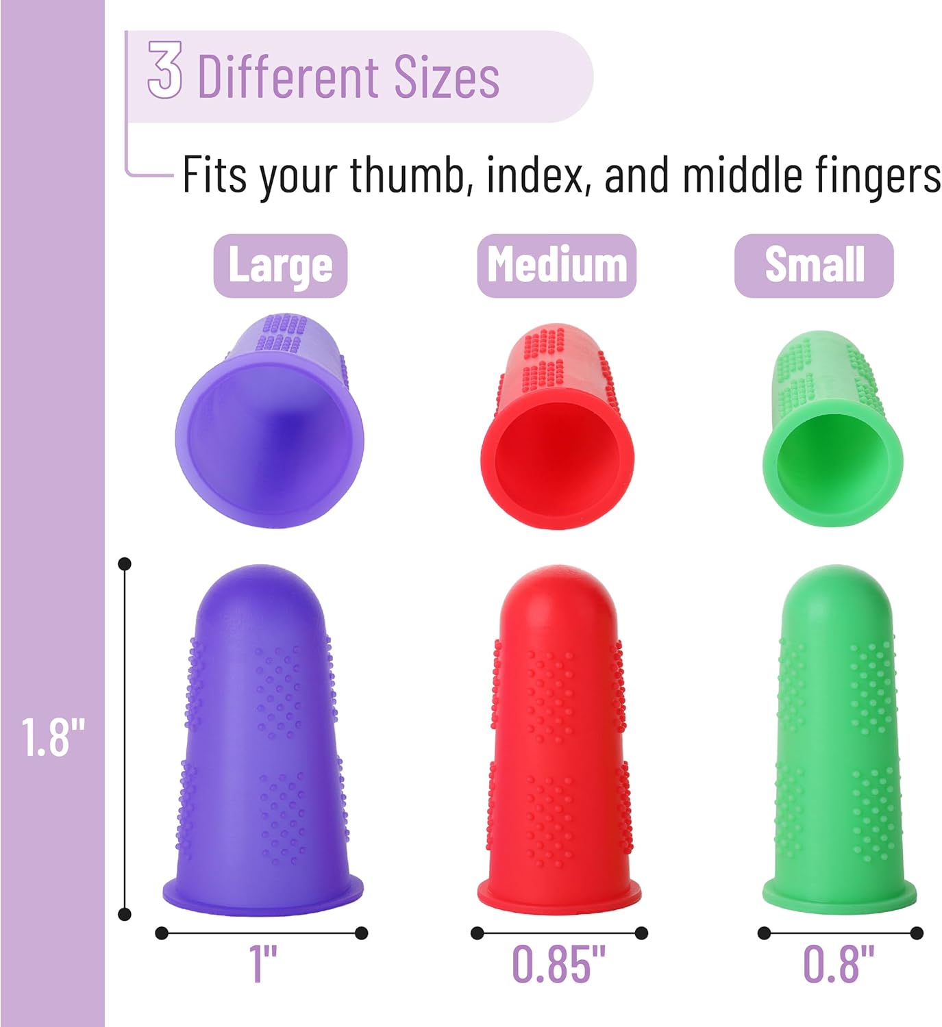 Mr. Pen- Hot Glue Gun Finger Protectors, 24 pcs, Assorted Colors Silicone Finger Protectors, Rubber Fingers Tips, Rubber Finger Covers, Rubber Finger Tips Protector, Finger Grip, Finger Rubber Tips