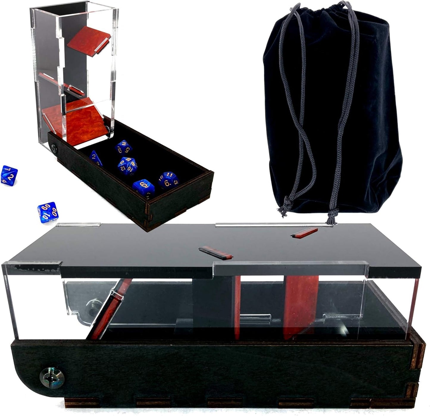 C4Labs Color Lux Drawbridge Dice Tower - Nebula Stardust