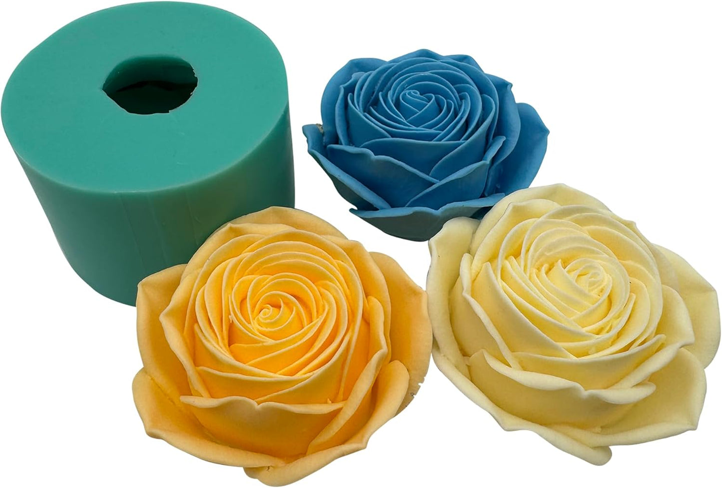 DIY Resin Flower Gift Craft Molds Decorated Crystal Epoxy Silicone Mold, Handcrafted Candle Wax Melt Mould, Polyer Clay Aroma Plaster Disffuer Stone Moulds, Chocolate Mousse Cake Candy Mold