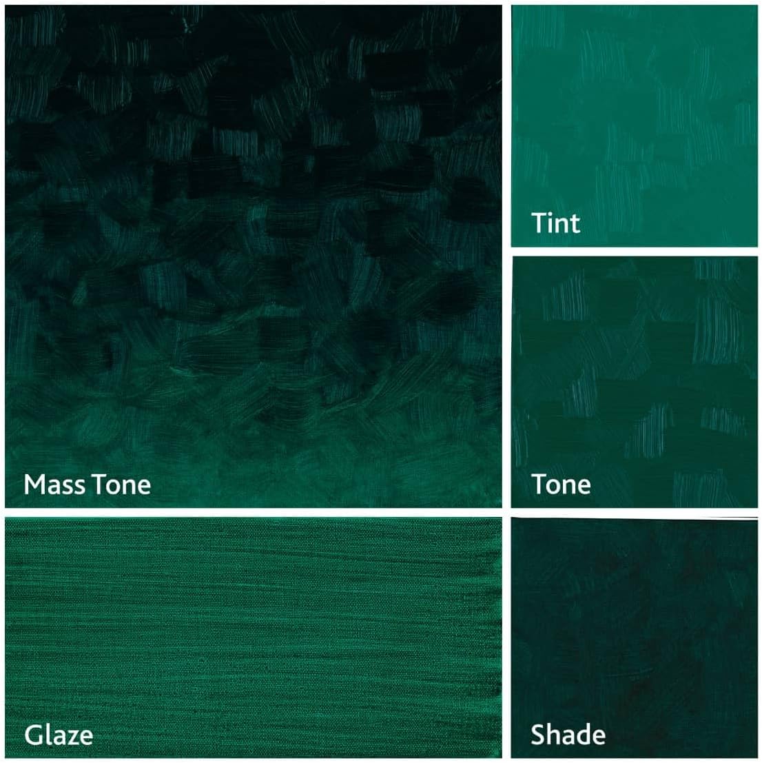 Tusc & Pine Artist Oil Paint - Phthalo Green, 40 ml, Non-Yellowing, Rich & Creamy Consistency, Maximum Pigment Load, Small Batch Milled Oil Paints Made in the USA for Professional Artists