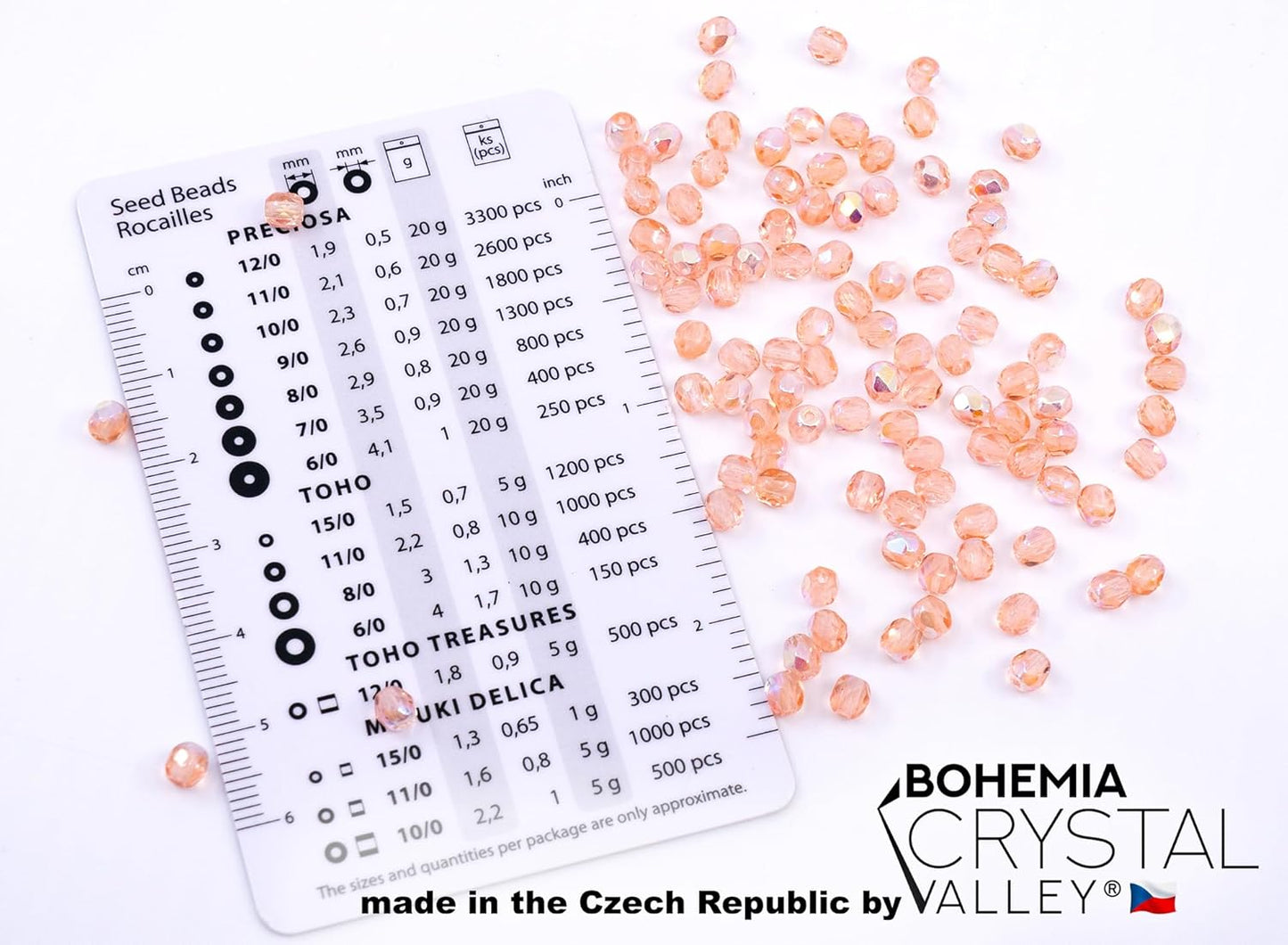 100 pcs of Faceted Fire Polished Pressed Czech Glass Beads 4mm (0.16in), 70120-28701 Pink Rosaline AB