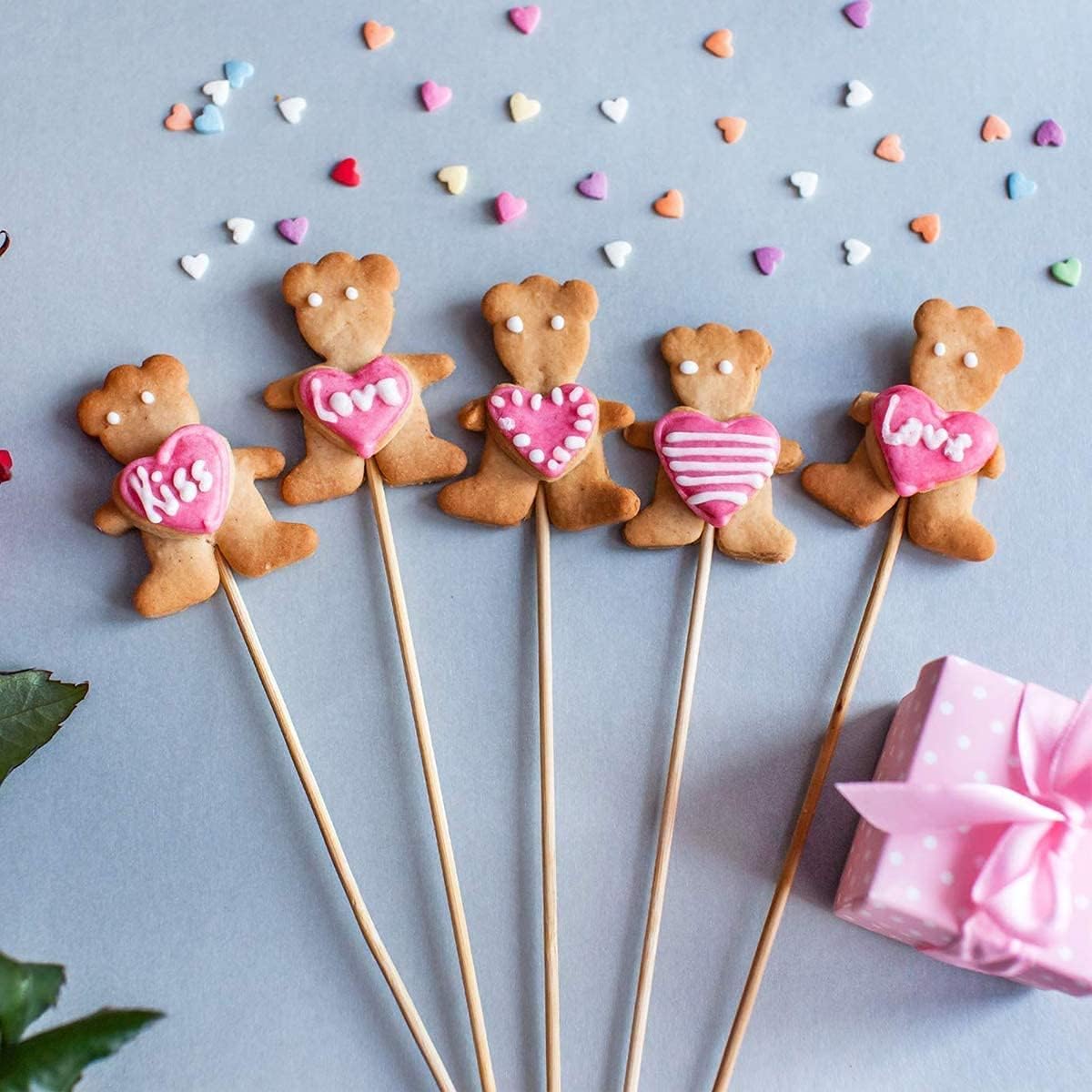 HOPELF 25PCS Dowel Rods Wood Sticks Wooden Dowel Rods - 1/4 x 36 Inch Bamboo Sticks - for Crafts，Hardwood Dowel Rod Assortment，Wooden Rod Sticks Doweling Rods，DIYers.