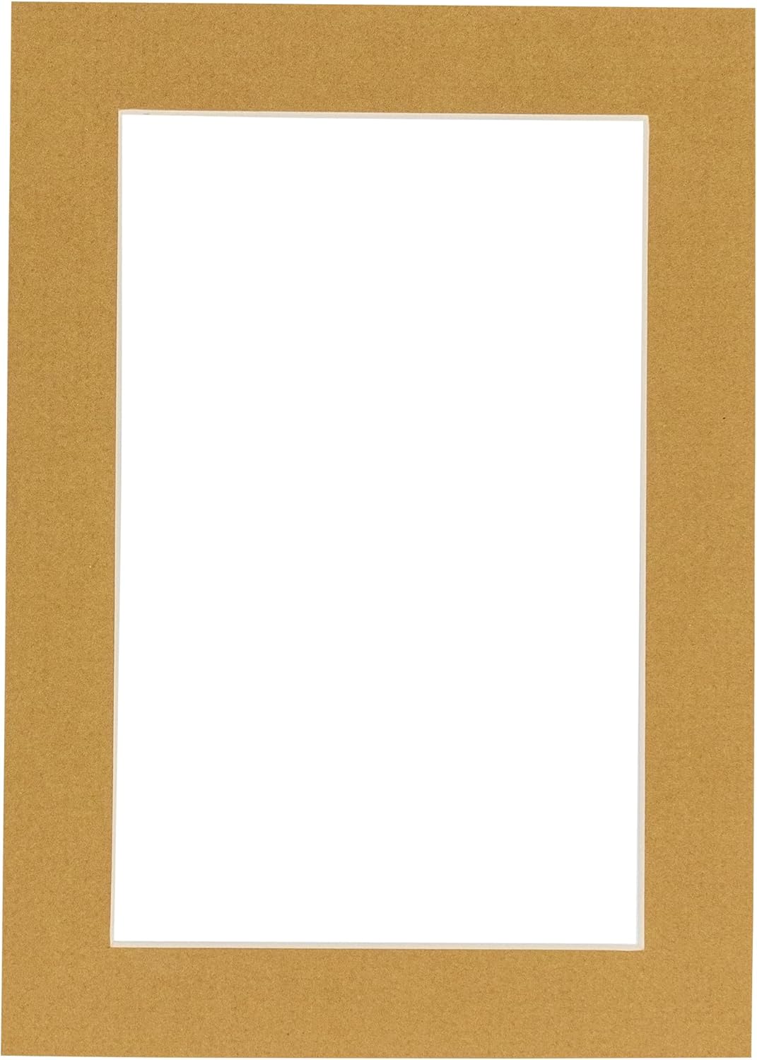 6x8 Mat for 8x10 Frame - Precut Mat Board Acid-Free Rattan Beige 6x8 Photo Matte Made to Fit a 8x10 Picture Frame, Premium Matboard for Family Photos, Show Kits, Art, Picture Framing, Pack of 1 Mat