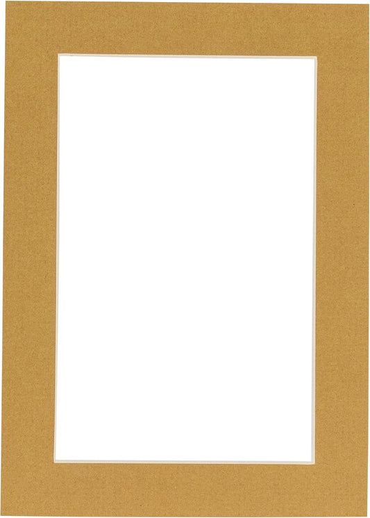 5x7 Mat for 8.5x11 Frame - Precut Mat Board Acid-Free Show Kit with Backing Board, and Clear Bags Rattan Beige 5x7 Photo Matte Made to Fit a 8.5x11 Picture Frame Matboard for Framing, Pack of 1 Mat