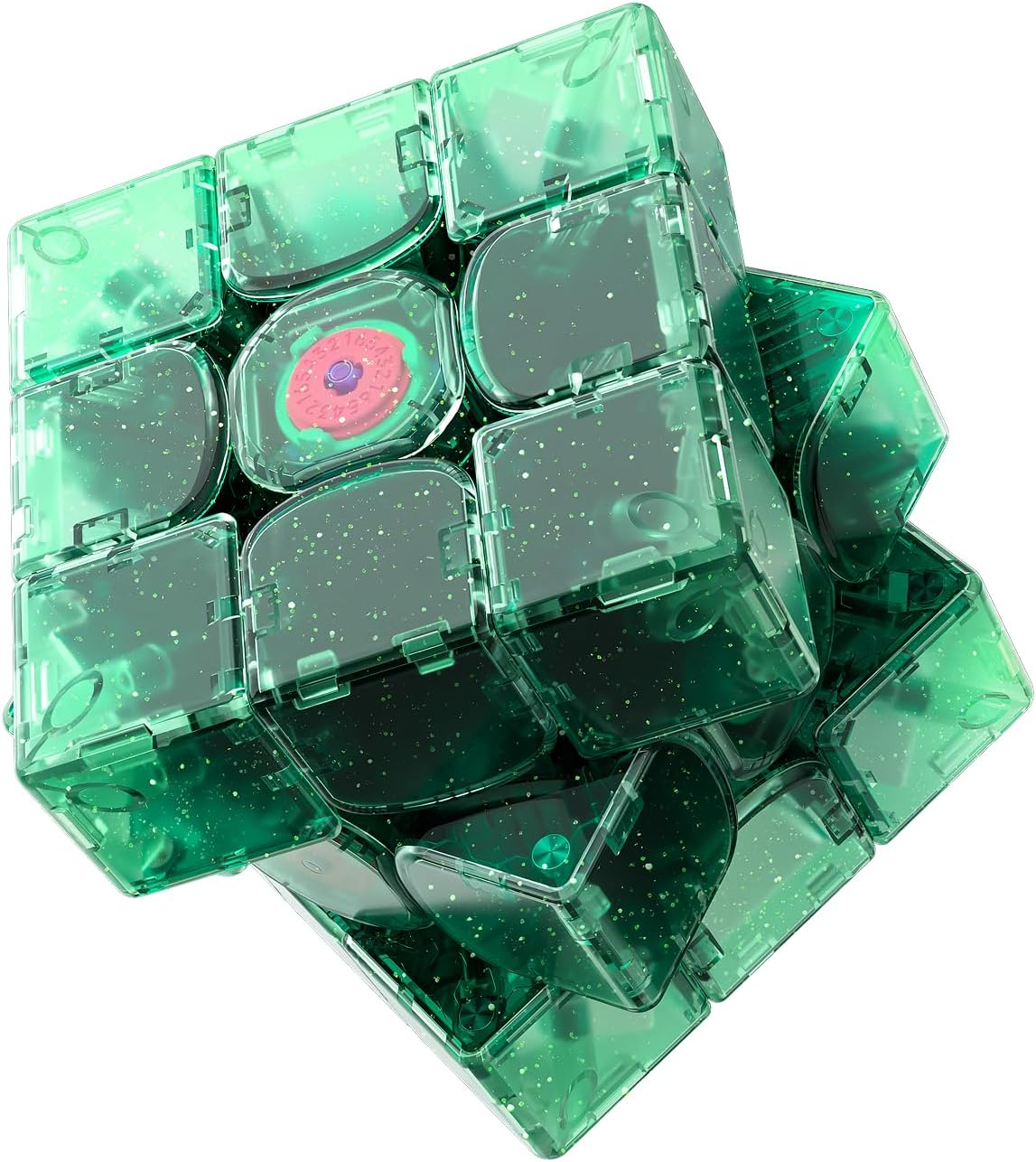 GAN 15 Maglev EmeraldoX Summer Limited Edition, Speed Cube 3x3 Magnetic Speedcube Ultra-Lightweight (Under 60g) Brain Teasers Puzzle Fidget Toy for Kids Adults, Latest Flagship