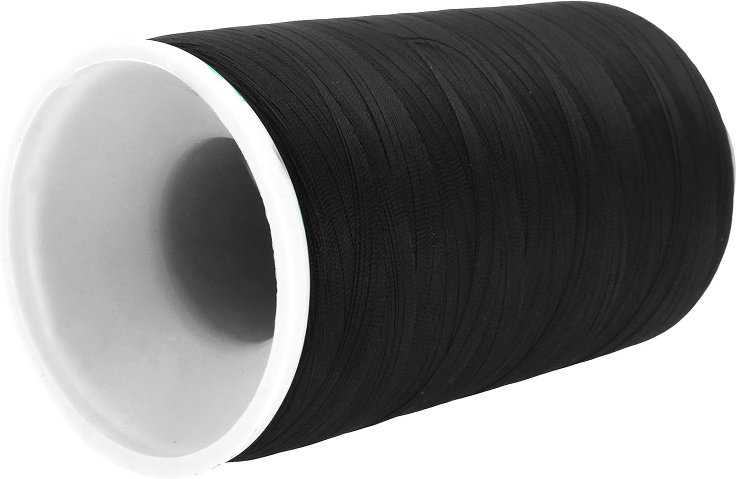 Mandala Crafts Bonded Nylon Thread Black Heavy Duty Sewing Threads - 415 YDs Size 346 210D T350 Tex 350 Thread for Leather Jeans Weaving Outdoor Marine Upholstery Threads