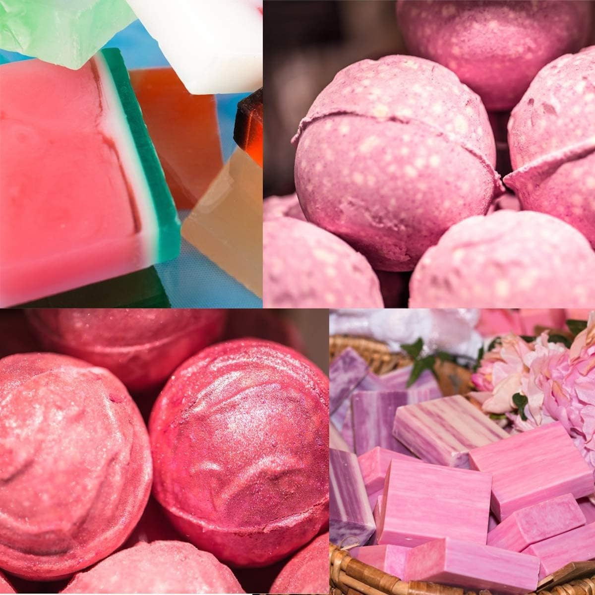 Pink Mica Powder for Epoxy Resin 3.5 oz /100g Powdered Pigment for Soap Colorant Bath Bomb Dye, Cosmetic Grade for Lip Gloss, Acrylic Nails Polish, Craft Projects