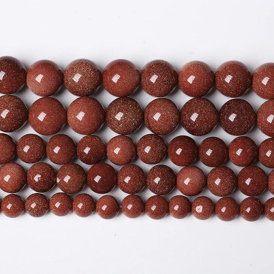 90pcs 4mm Natural Gold Sandstone Beads Gemstone Round Loose Beads for Jewelry Making DIY Bracelet Necklace 15“ (Gold Sandstone, 4mm)