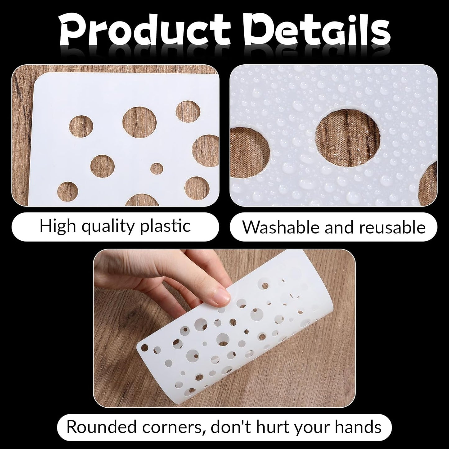 16 Pcs Circle Stencils for Drawing,Polka Dot Stencils Round Geometric Stencil for Painting Mixed Media Assorted Size Circle Stencil for Painting On DIY Card Wood Furniture Pillow Wall Scrapbook