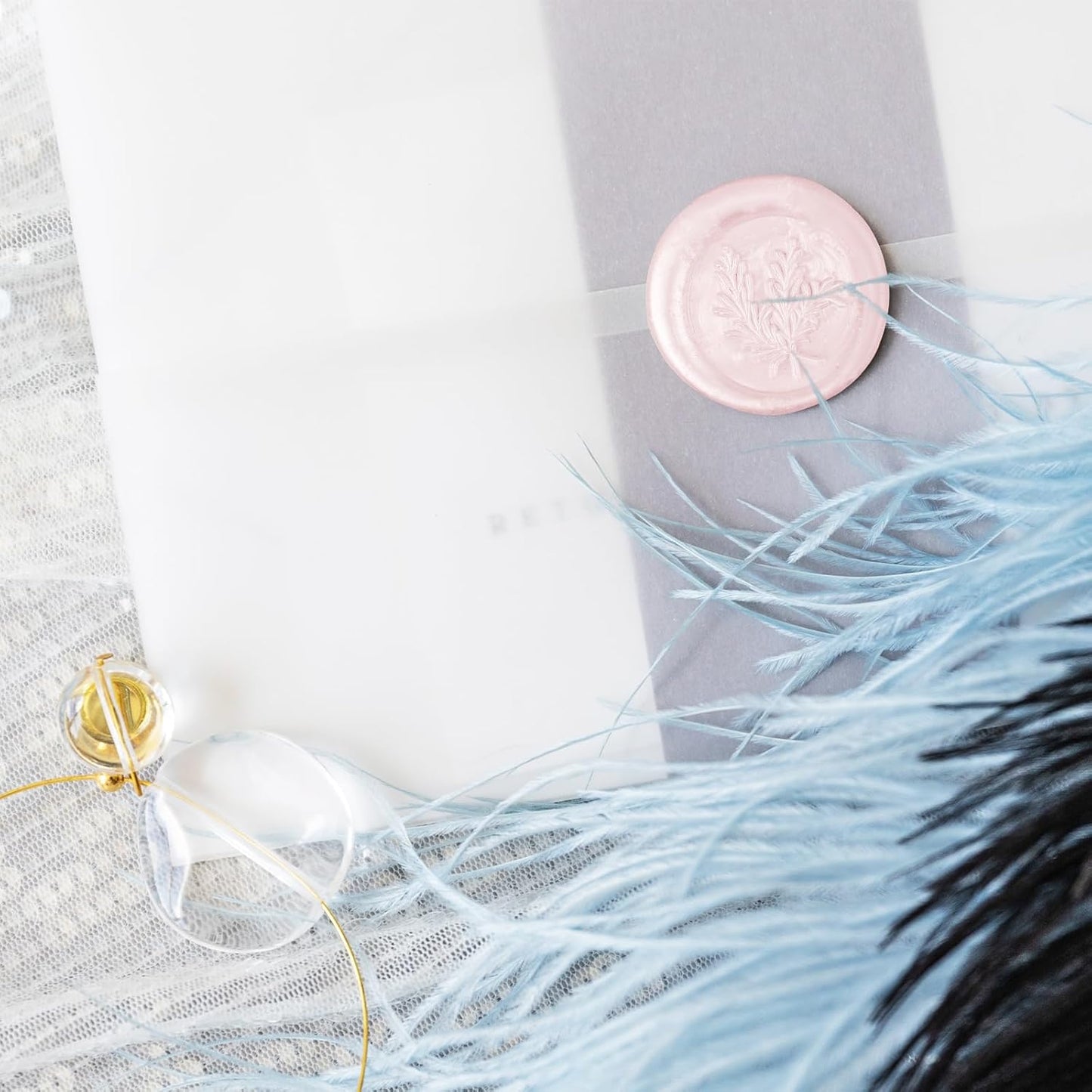 Glue Gun Sealing Wax Sticks for Wax Seal Stamp -Light Pink, Great for Wedding Invitations, Cards Envelopes, Snail Mails, Wine Packages, Christmas Gift Ideas, Pack of 10