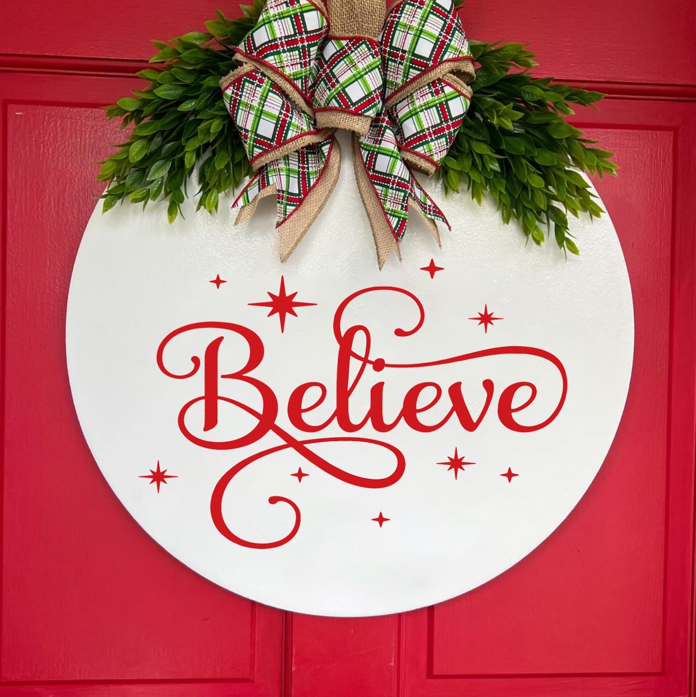 Christmas Stencils for Crafts Reusable Christmas Doormat Stencils Xmas Holiday Stencil for Painting on Wood Window Door Mats Fabrics Decor