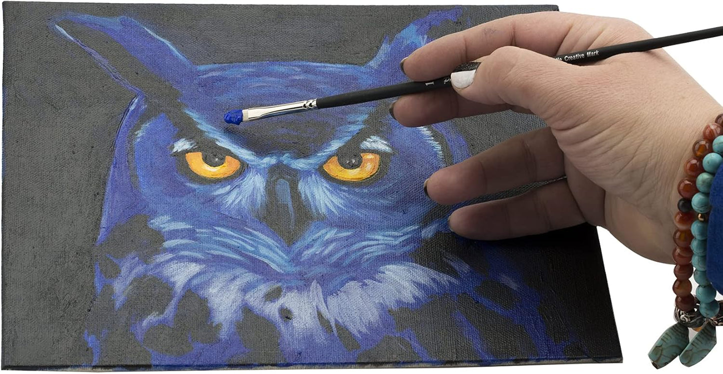 Senso Clear Primed Linen Panels - 3x4-3 Pack of Panels for Painting Oils, Acrylics, Pastels and More