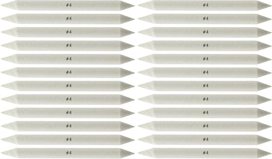 Creative Mark Blending Stumps - Solid Double-Ended Blending Stumps for Blending Charcoal, Pencils, Pastels, and More! - [Size # 4-12 Count] (Pack of 2)