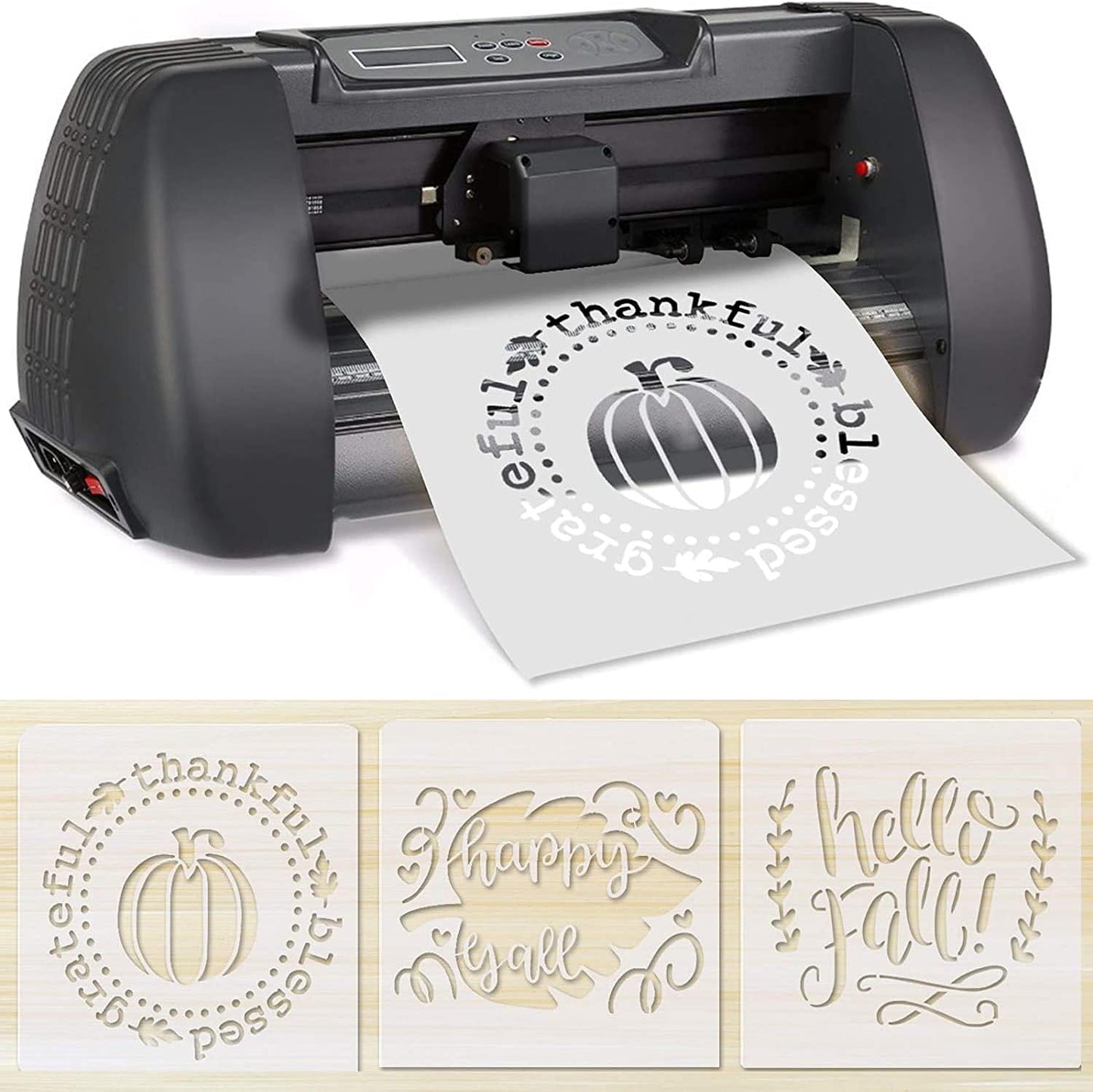 24 Pack 4 Mil Clear Mylar Stencil Sheets, 12" x 12" Blank Reusable Plastic Template Sheets for Cricut, Laser Cutting, Gyro-Cut Tool Template Material