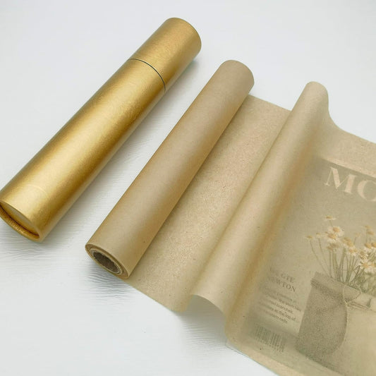 MLNSUNNY 9.4" x 787" Antiqued Tea Bag Paper Roll - Wet Strength Tissue for DIY Art, Tracing, Collage, Book Binding Repair | Handmade Lanterns & Cyanotype