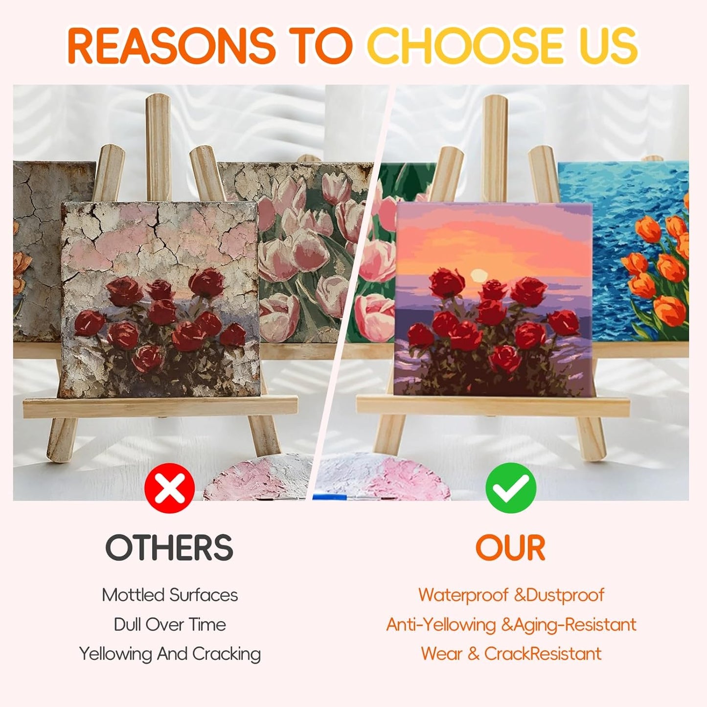 3Pcs Gloss Varnish for Acrylic Painting, 180ml Acrylic Varnish Clear Coat, Non-Yellowing, Non-Toxic for Artwork, Acrylics Paint, Suitable for Pro Artists, Hobby Painter