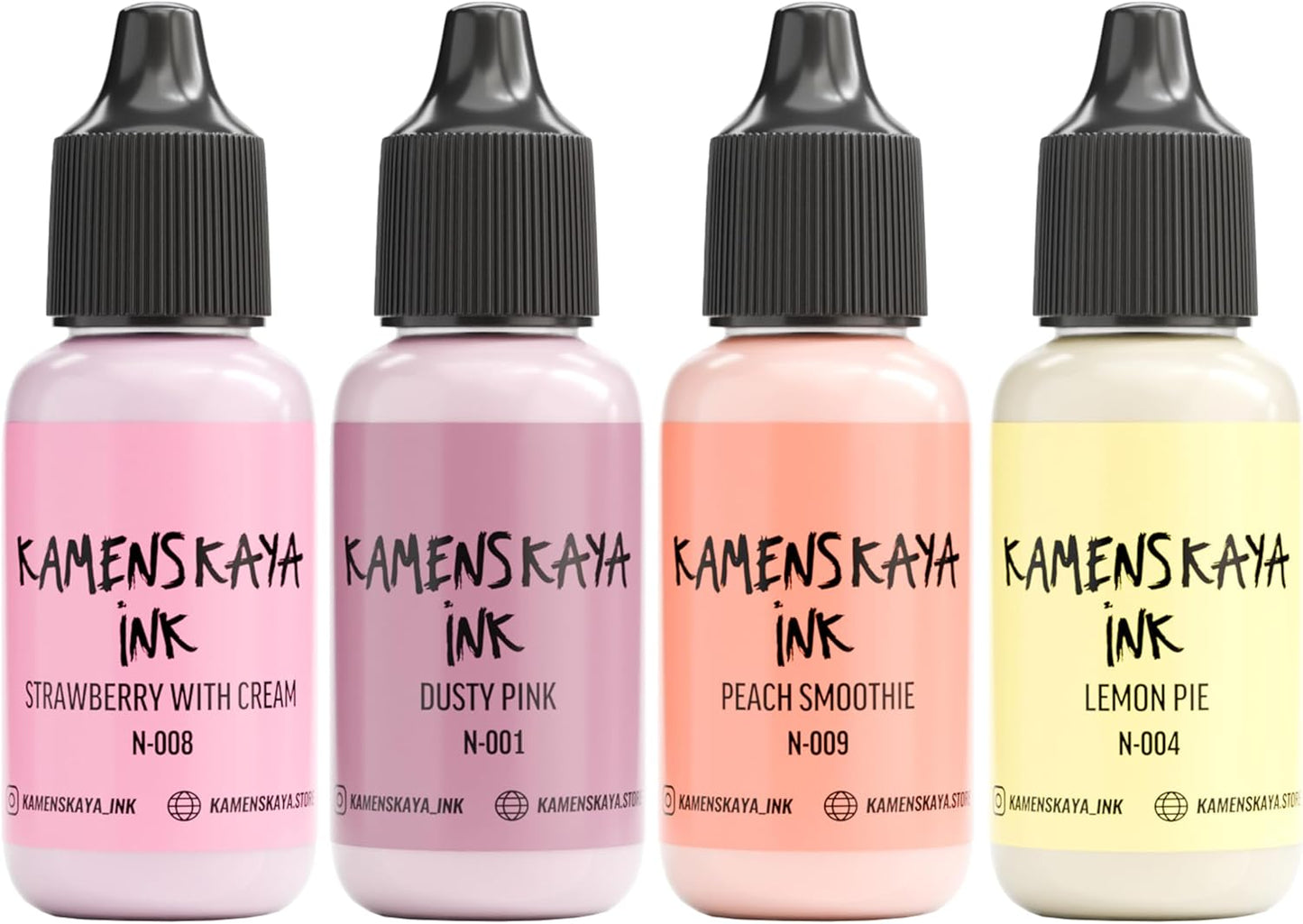 Alcohol Ink Set - 34 Color Variations - Set #26-4 Alcohol Inks x 0.51 fl oz (15 ml)